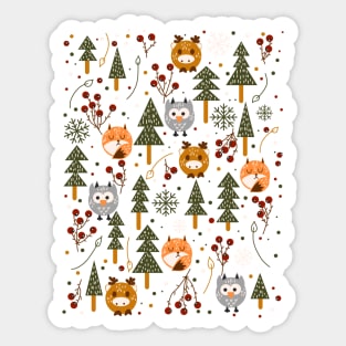 Forest Pattern Sticker